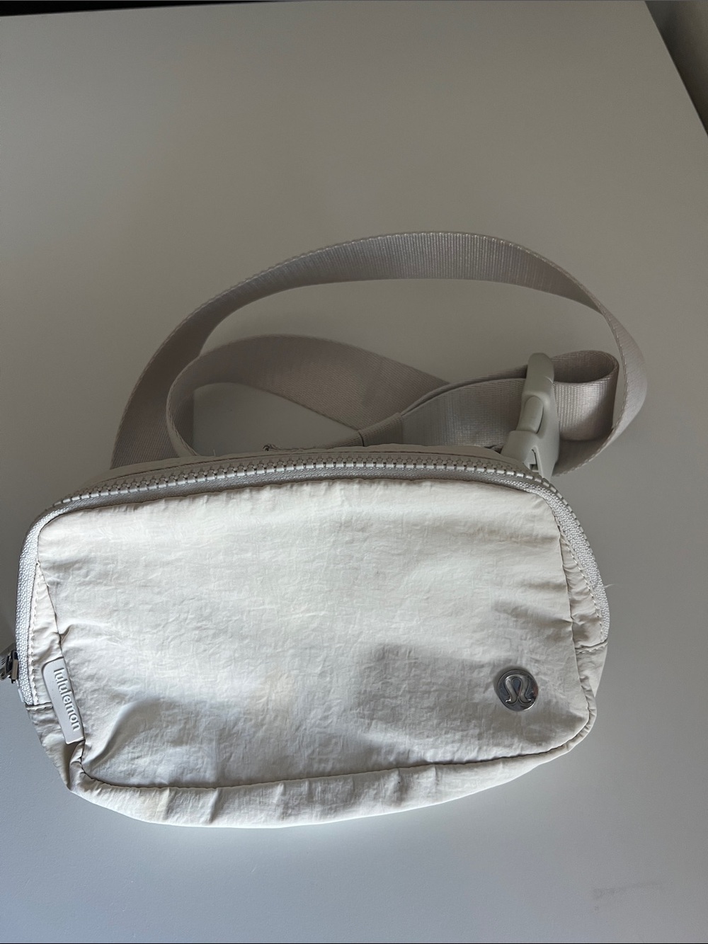 lululemon athletica Cream Belt Bag